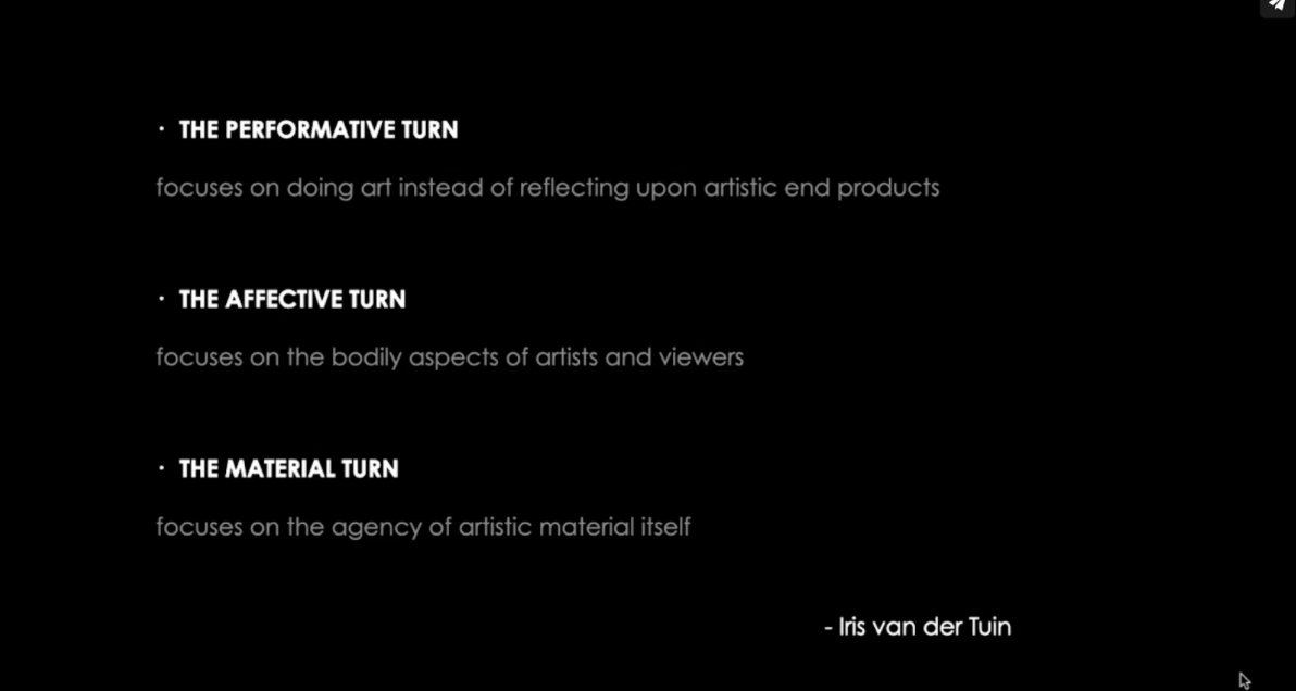 affective material performative